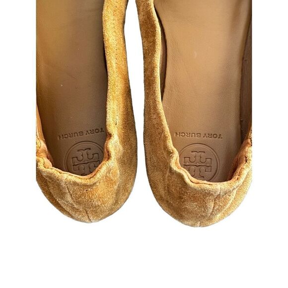 Tori Burch Minnie Travel Suede Ballet Flats size 6.5 - Picture 6 of 14